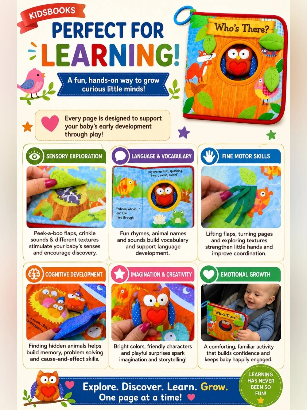 Kidsbooks Who’s there? Owl Book